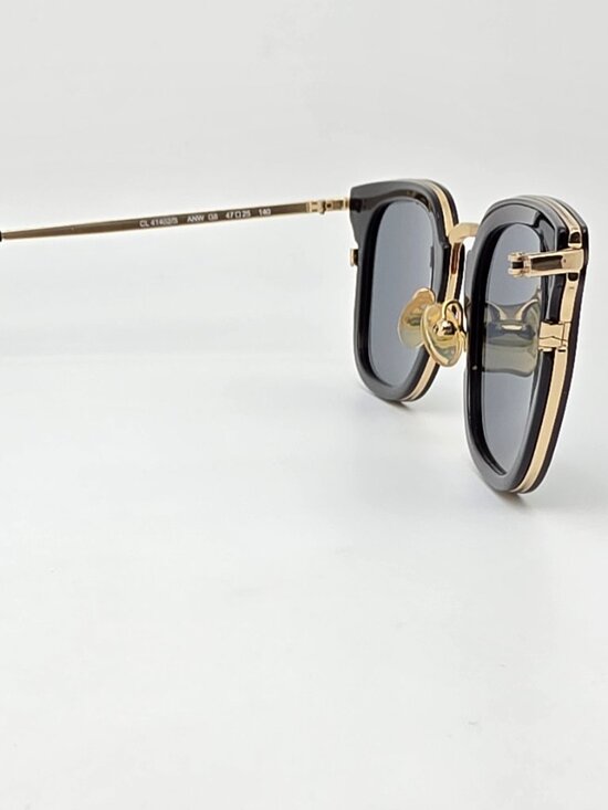 Celine CL41402/S ANW G8 Black Pale Gold Frame Dark Grey Lens Sunglasses Italy main image 7